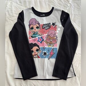 LOL Surprise Girls Pajama Top - Size 10/12